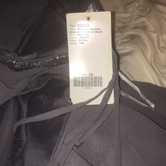 Gray Bridesmaid Dress - Picture 6 of 7